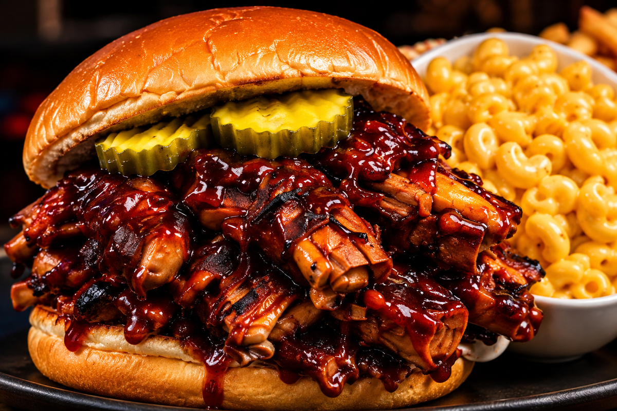 BBQ Rib Sandwich w/ Side