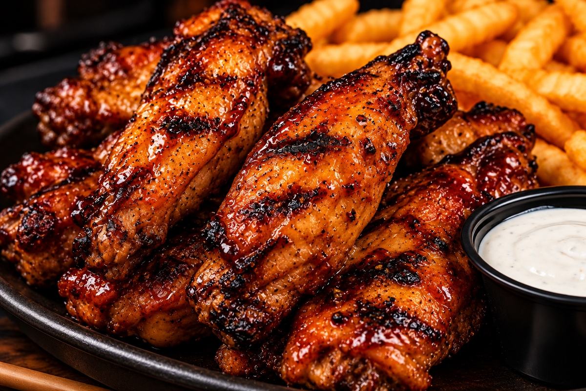 Grilled Wings w/ Side